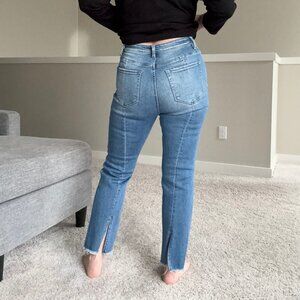 Flying Monkey Seamed Straight Leg Crop Jeans 28